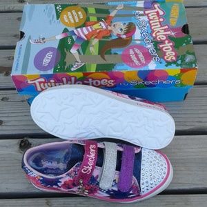 Skechers twinkle toes girls shoes size 13.5